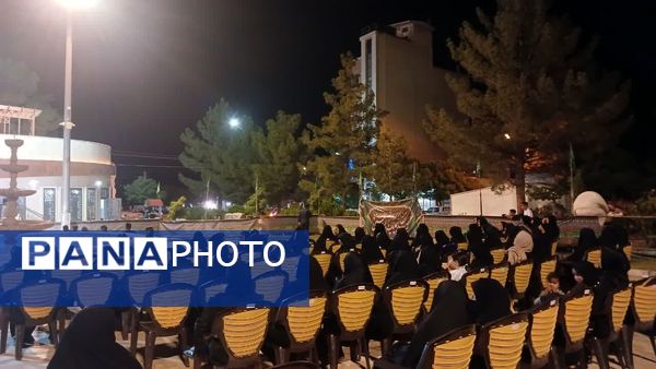 برگزاری مراسم عزاداری شب ششم ماه‌محرم در شهر نیم‌‌ور