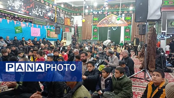 تکیه حسینی غرق در شادی علوی