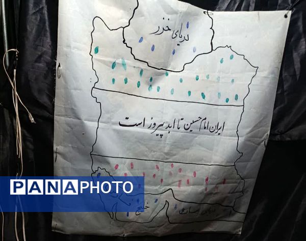 برپایی موکب دختران بصیرا در بجنورد 