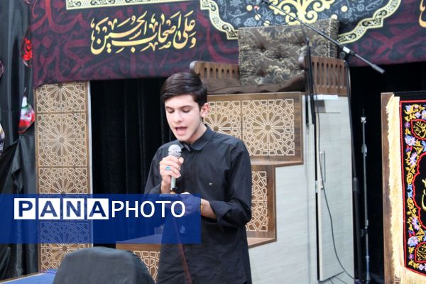 مراسم سوگواری ابا عبدالله در هیات رزمندگان اسلام شهرستان خرامه 