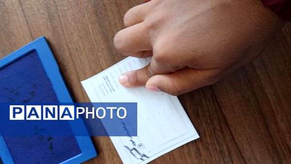 انتخابات شورای دانش‌آموزی دبستان شهید مطهری فین 