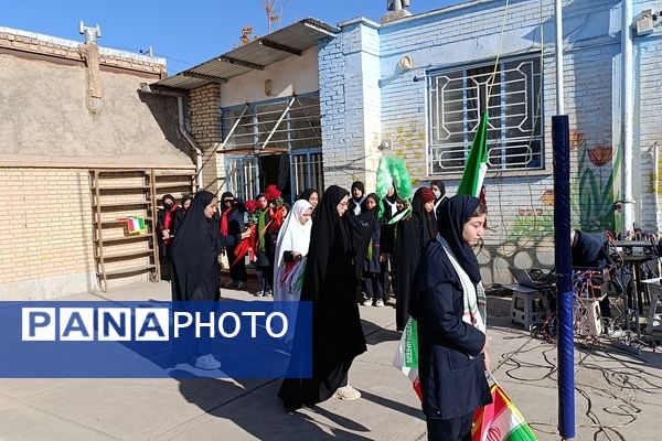 آیین نواختن زنگ انقلاب اسلامی به مناسبت چهل و ششمین سالگرد پیروزی انقلاب در نیشابور