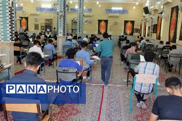 برگزاری امتحانات در کمال آرامش 