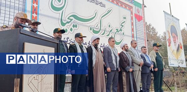 رزمایش اقتدار بسیجیان در شهرستان صومعه‌سرا