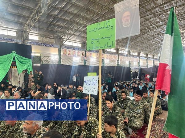 حضور پرشور دانش‌آموزان مدارس خاتم در رزمایش اقتدار بسیجیان