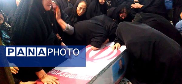 وداع با پیکر جانباز شهید حاج منوچهر بخشنده