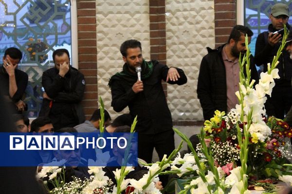 مراسم میزبانی شهدای گمنام دفاع مقدس در البرز