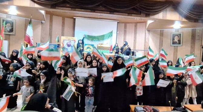 گردهمایی دختران بنت الرضا در کانون فرهنگی وتربیتی حضرت زینب (س) ناحیه۳ شیراز 