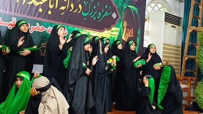 برپایی سفره مهر حضرت رقیه (س) در امامزاده ابراهیم آمل
