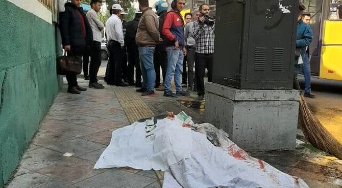 مرگ یک عابرپیاده در خیابان اندرزگو