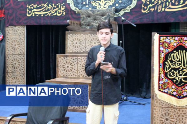 مراسم سوگواری ابا عبدالله در هیات رزمندگان اسلام شهرستان خرامه 