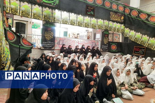 مراسم سوگواری وفات حضرت ام البنین (س) در مدارس ناحیه دو شهرری 