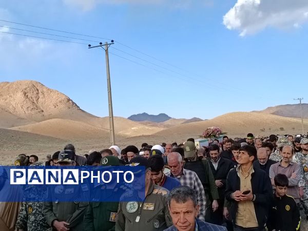 مراسم تشییع و خاکسپاری پیکر مطهر شهید عباس رمضانی در کوهپایه