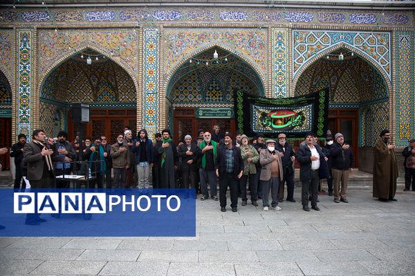 مراسم عزاداری سالروز شهادت امام هادی(ع) در حرم حضرت معصومه(س)