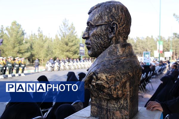 آیین استقبال از پیکرهای مطهر شهدای گمنام در بهشت معصومه(س)