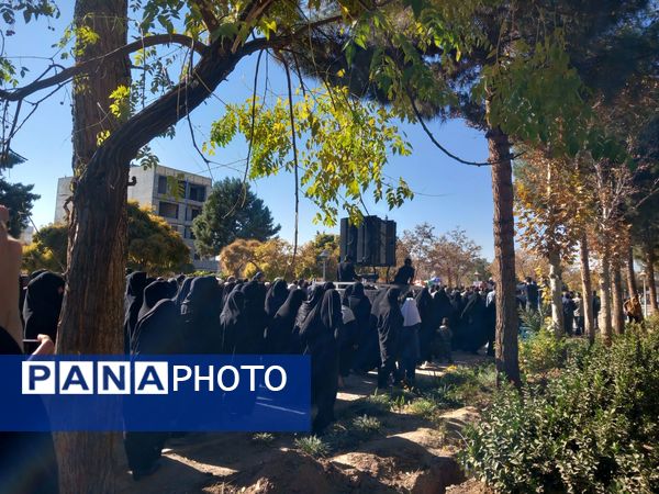 مراسم تشییع پیکر شهید گمنام  در شهرستان کاشمر 