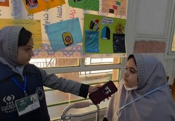 ترویج فرهنگ بازیافت و تفکیک زباله در دبستان شهید آقچه‌لو