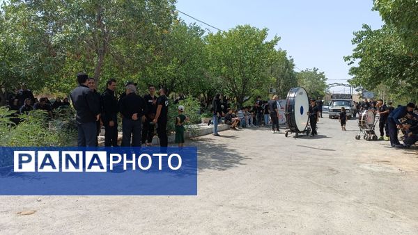 عزاداری مردم روستای جلماجرد در تاسوعای حسینی