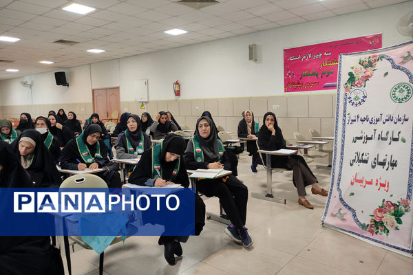 کارگاه آموزشی ویژه مربیان پیشتاز ناحیه 4 شیراز