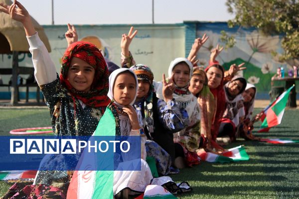 برگزاری المپیاد ورزشی درون مدرسه‌ای در بهارستان‌دو