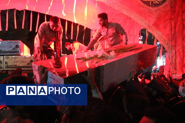 استقبال از شهدای گمنام در امامزاده سیدجعفر محمد یزد