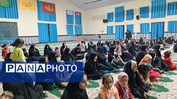 برگزاری مراسم سوگواری حضرت فاطمه‌(س) در دیشموک 