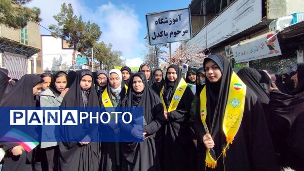 راهپیمایی یوم الله ۲۲ بهمن ماه در شهرستان خلیل‌آباد