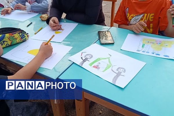 برپایی موکب کودکان و نوجوانان عاشورایی کانون پرورش فکری در یاسوج