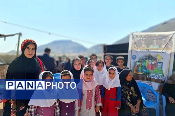 برگزاری اردوی کتابخوانی و رویداد خدمات‌رسانی در روستای سراب‌بیز باشت