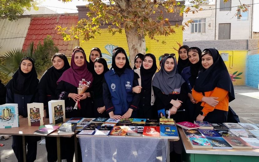 لبخند و شور نوجوانی، نشاط مدارس شهرستان قدس در ۱۳ آبان 