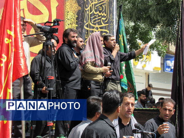 مراسم تاسوعای حسینی در کامیاران 