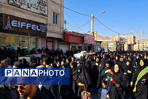 استقبال باشکوه از پیکر۶ شهید گمنام در شهرستان باشت