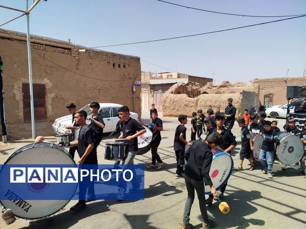 حضور پر شور کودکان و نوجوانان روستای فدافن در هیئت‌ها
