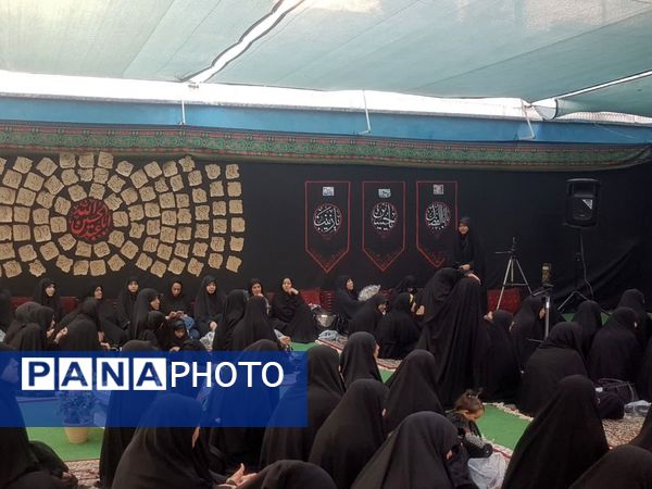مراسم عزاداری سیدالشهدا دردبیرستان دخترانه امام حسین (ع)