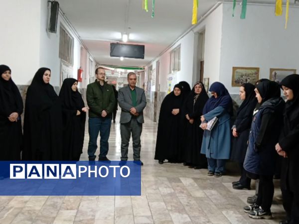 افتتاحیه سالن مطالعه شهید سردار سلیمانی در دبیرستان آزرم ناحیه یک مشهد