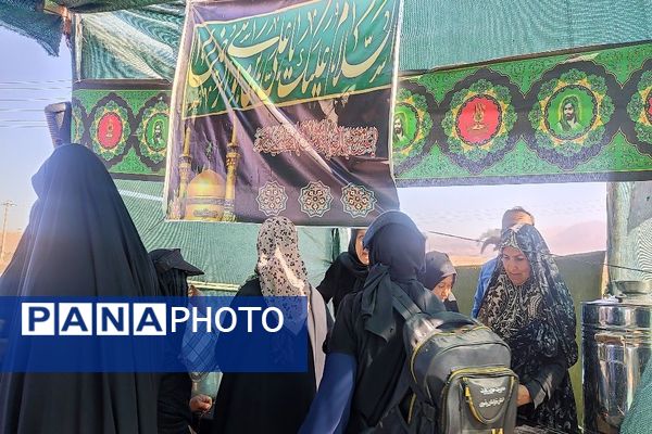 قدم به قدم به سوی نور کاروان پیاده روی از فیروزه به سمت مشهد مقدس