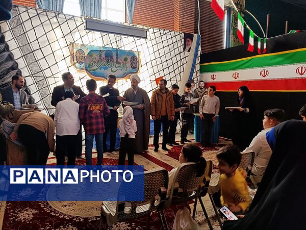 برگزاری جشن اتمام حفظ کل قرآن واعطای مدرک قرآنی به دانش آموزان