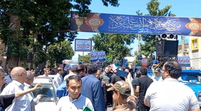 اجتماع بزرگ ضد صهیونیستی در شهرستان خوی