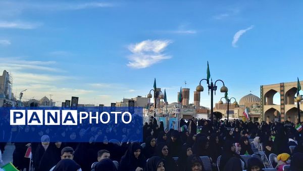 نمایش اقتدار ملت بزرگ ایران در یزد