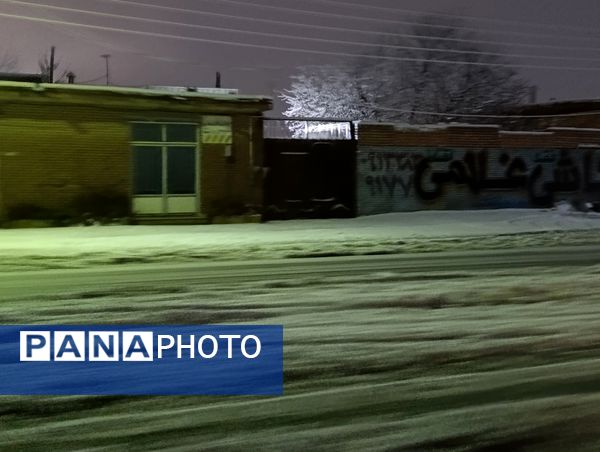 بارش برف و باران در بروجن