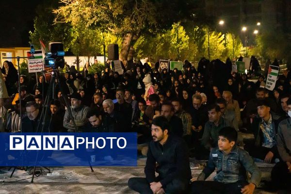 صدای فلسطین در مشهد؛ گردهمایی بزرگ همبستگی