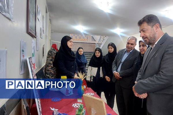 نواختن زنگ پدافند غیرعامل در هنرستان کوثر باقرشهر 