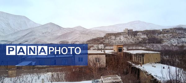  دومین برف پاییزی در شهر بار 