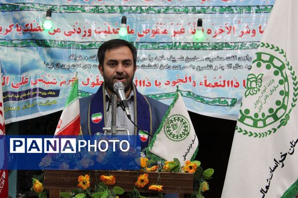 حضور قائم‌مقام سازمان دانش آموزی کشور در جمع پیشتازان معتکف گرمه 