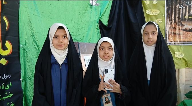 موکب شهادت حضرت زهرا(س) در دبستان شهید مطهری