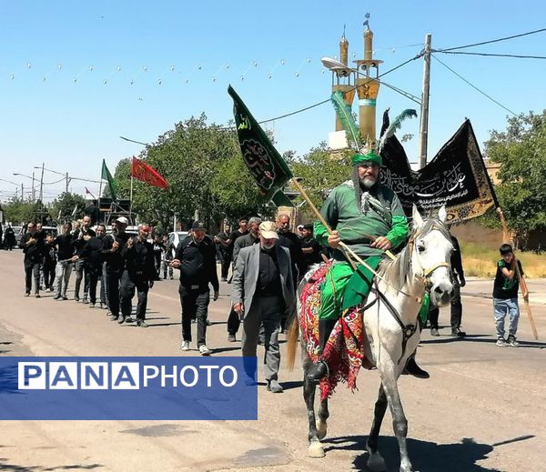 عزاداری روز تاسوعای حسینی در شهرستان بام و صفی آباد
