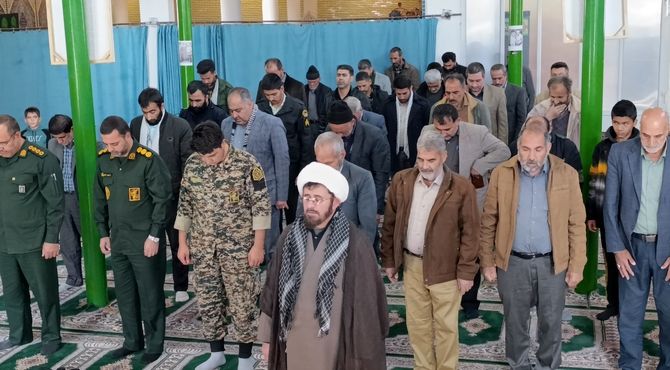نماز عبادی سیاسی جمعه در شهر سفیددشت 