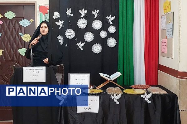 موج عشق به دخت پیامبر(ص) در مدارس فیروزکوه طنین‌انداز شد