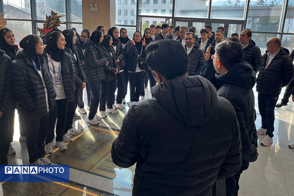 بازدید دانش‌آموزان والیبالیست زیر ۱۵ سال ایران از مدرسه شانگژو در روز چهارم مسابقات