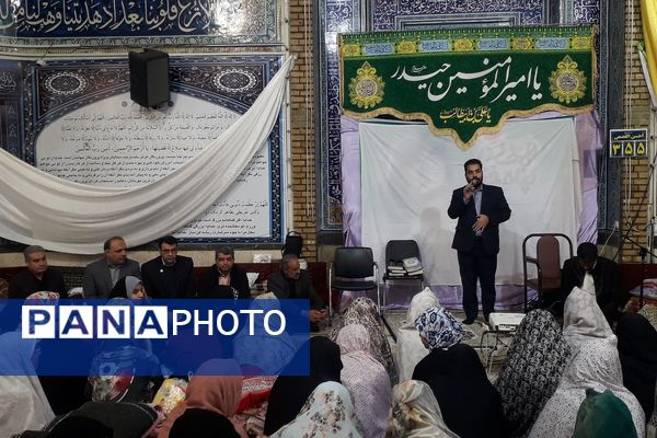 دیدار مسئولان با دانش‌آموزان معتکف ناحیه یک شهرری